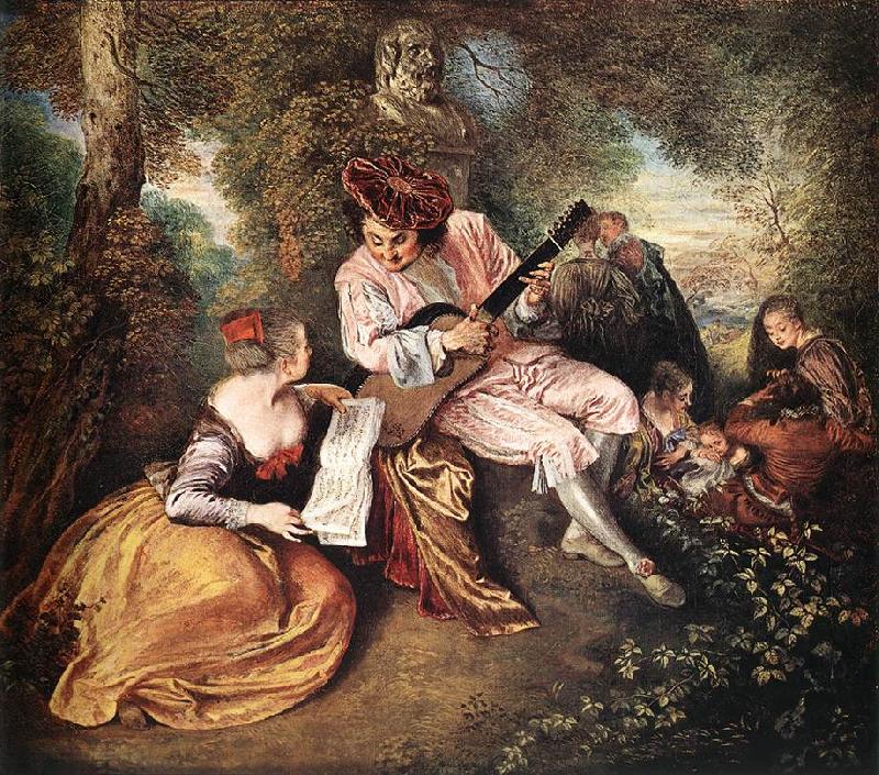 Jean-Antoine Watteau The Love Song